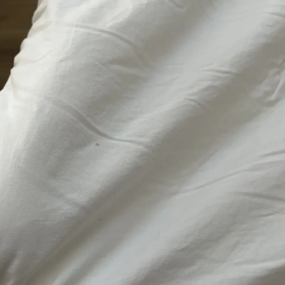 Threshold Velvet Comforter Queen 90 in x 94 in White Cotton